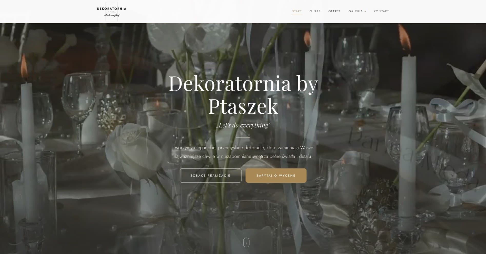DEKORATORNIA BY PTASZEK